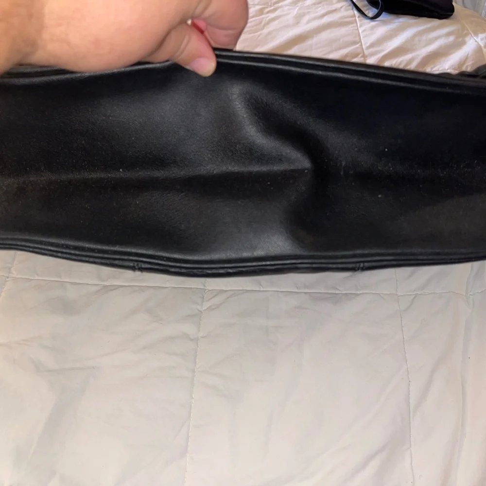 Vintage Bill Blass Black Leather Bag